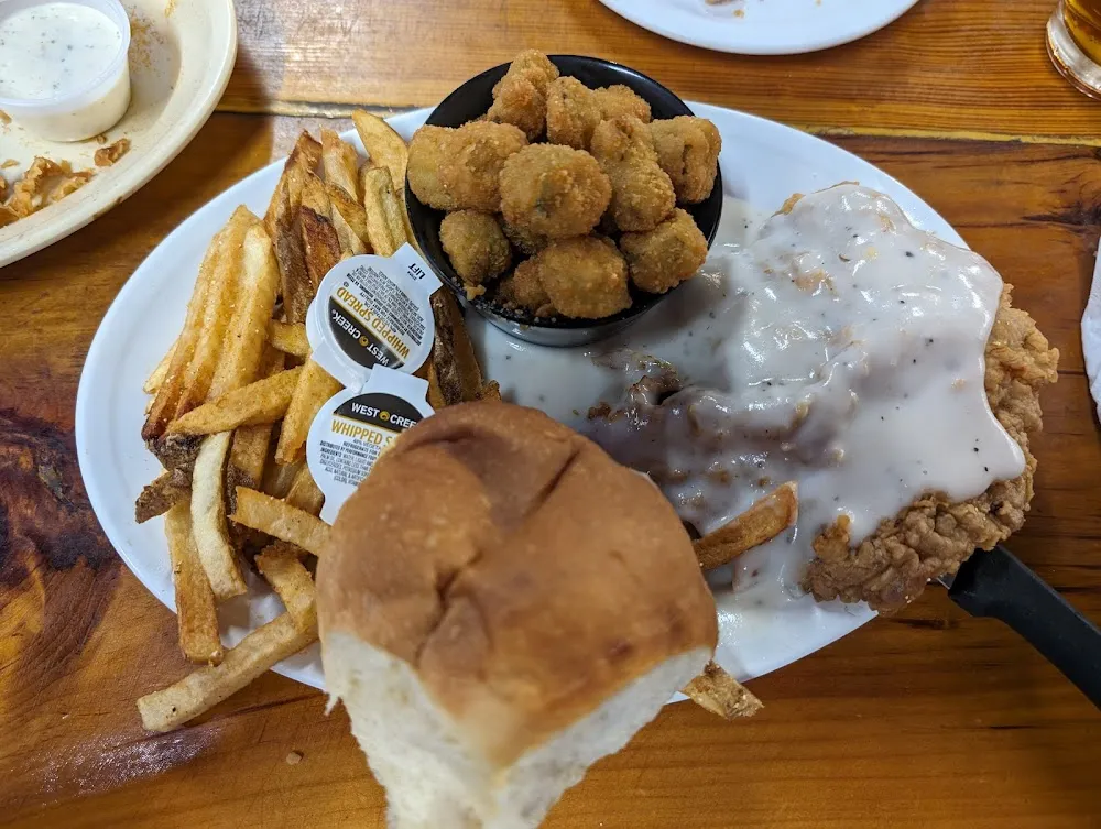 Chicken Fried Steak Okra Fries