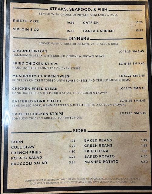 Silver Dollar Cafe Menu image 2