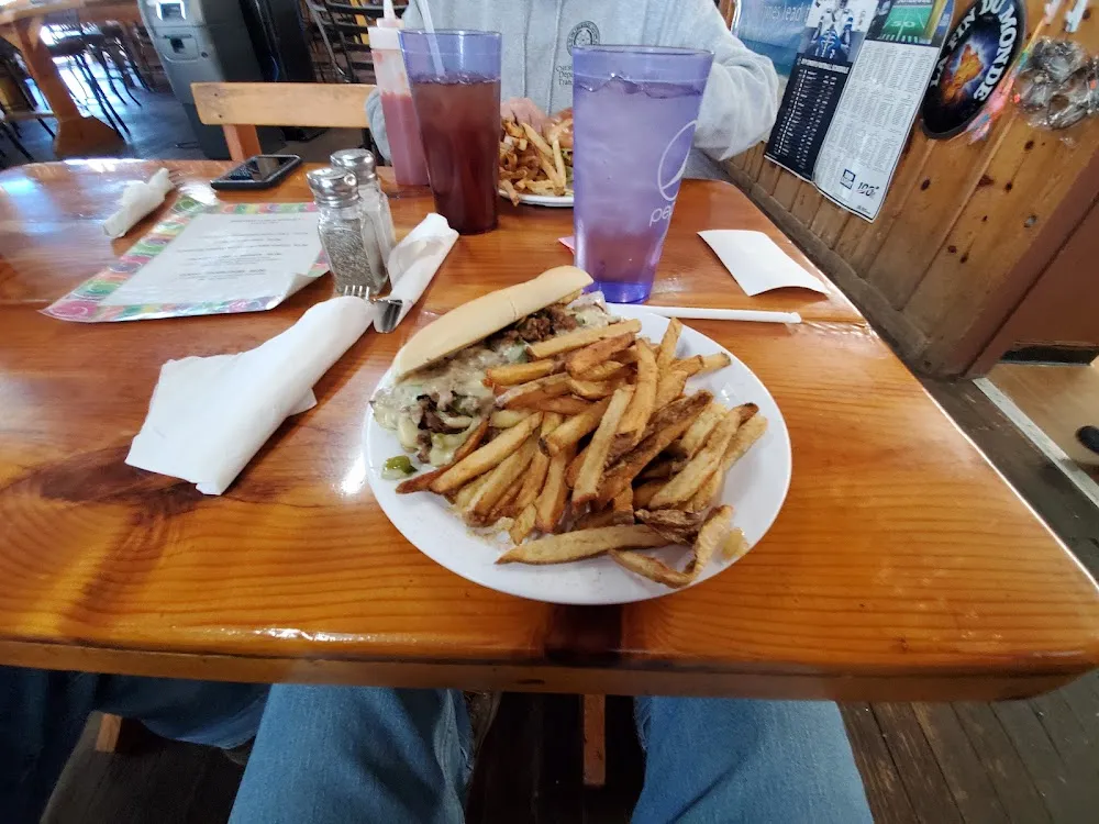 Philly Cheese Steak Sandwichwith Fries