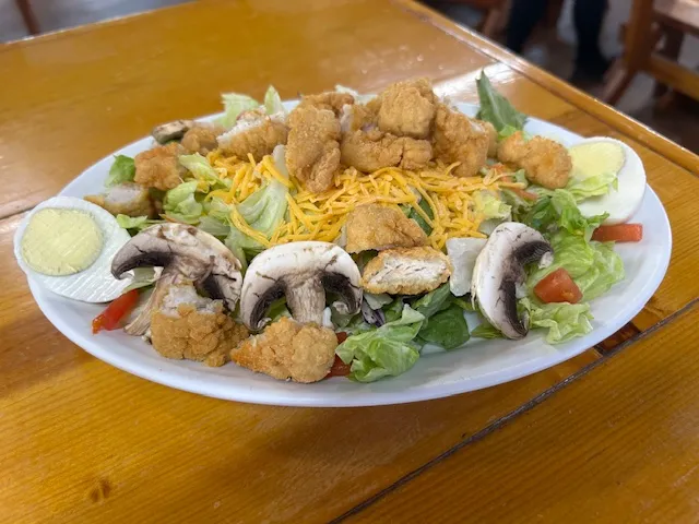 Salad with Crispy Chicken